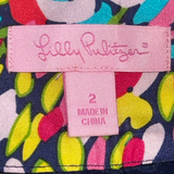 Lilly Pulitzer Multicolor Mini Tennis Skirt - Size 2